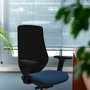 PIQUERAS Y CRESPO Silla de oficina Mardos Turquesa y Negro