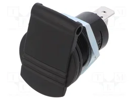 PRO CAR Tomacorriente de encendedor negro 12-24V DC 16A