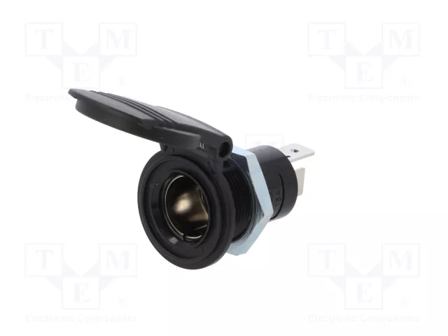 PRO CAR Tomacorriente de encendedor negro 12-24V DC 16A