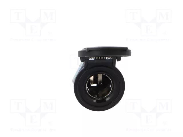 PRO CAR Tomacorriente de encendedor negro 12-24V DC 16A