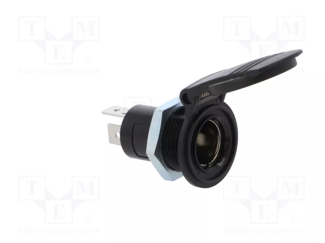 PRO CAR Tomacorriente de encendedor negro 12-24V DC 16A
