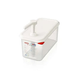 ARAVEN Dispensador de salsa GN 1/4 de 4,3 L