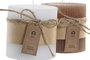 DKD Home Decor Velas de Cera de Parafina Surtidas 7x7x7 cm