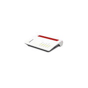 FRITZ!Box 7630 Router Wi-Fi 7 Blanco y Rojo
