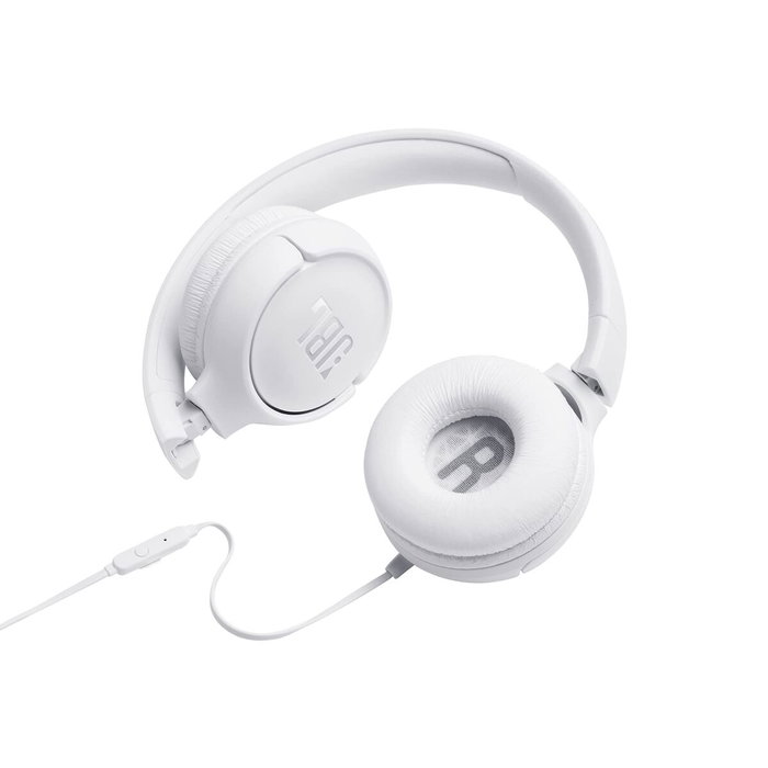 JBL Tune 500 Auriculares Alámbricos con Micrófono Blanco