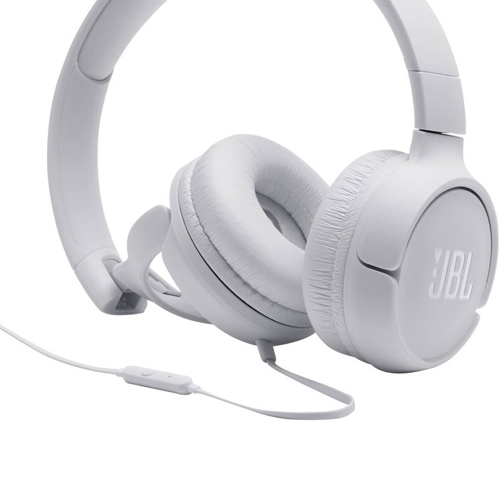 JBL Tune 500 Auriculares Alámbricos con Micrófono Blanco