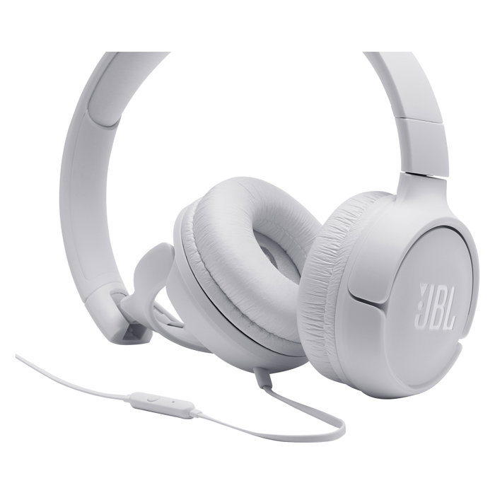 JBL Tune 500 Auriculares Alámbricos con Micrófono Blanco