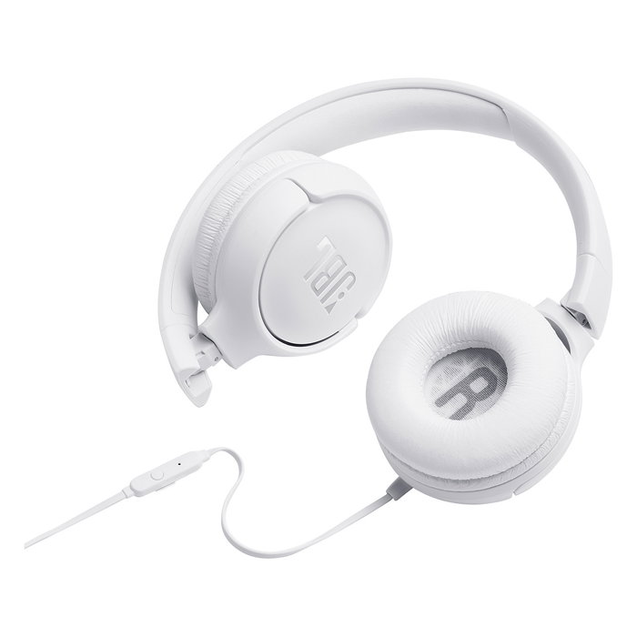 JBL Tune 500 Auriculares Alámbricos con Micrófono Blanco