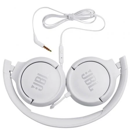 Auriculares jbl tune 500 con micrÓfono jack 3.5 blancos
