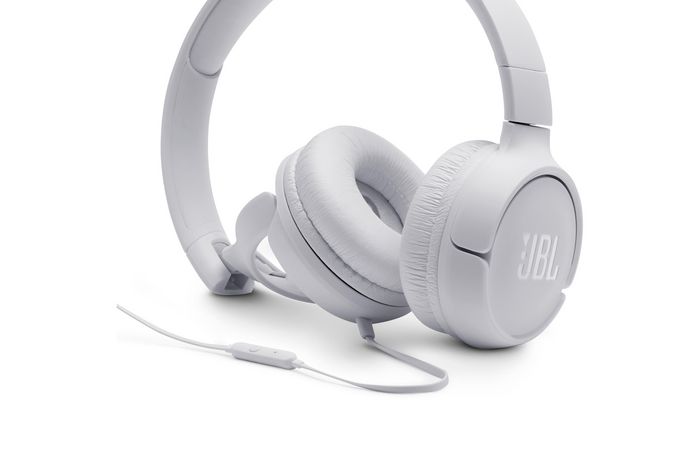 JBL Tune 500 Auriculares Alámbricos con Micrófono Blanco
