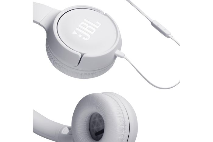JBL Tune 500 Auriculares Alámbricos con Micrófono Blanco