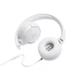 JBL Auriculares JBL Tune 500 Blancos con Micrófono Integrado y Conector Jack 3.5 mm, Diadema Circumaural Plegable para Música