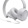 JBL Auriculares JBL Tune 500 Blancos con Micrófono Integrado y Conector Jack 3.5 mm, Diadema Circumaural Plegable para Música