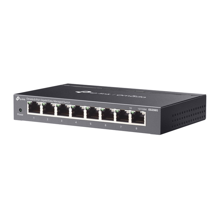 TP-Link Switch Ethernet de Escritorio Es208, 8 Puertos de Red LAN Gigabit, 8 Puertos de 10/100/1000 Mbps