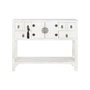 Consola DKD Home Decor Blanco Natural Abeto Madera MDF 95 x 24 x 79 cm