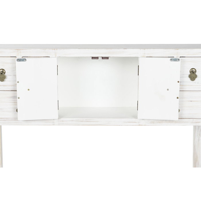 Consola DKD Home Decor Blanco Natural Abeto Madera MDF 95 x 24 x 79 cm Consola DKD Home Decor Blanco Natural Abeto Madera MDF 95 x 24 x 79 cm