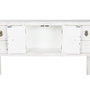 Consola DKD Home Decor Blanco Natural Abeto Madera MDF 95 x 24 x 79 cm