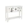 Consola DKD Home Decor Blanco Natural Abeto Madera MDF 95 x 24 x 79 cm