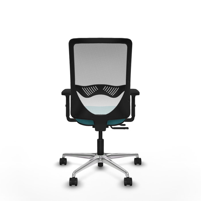 PIQUERAS Y CRESPO Silla de oficina Zulema con mecanismo Sincro/Traslack, Turquesa y Blanco PIQUERAS Y CRESPO Silla de oficina Zulema con mecanismo Sincro/Traslack, Turquesa y Blanco