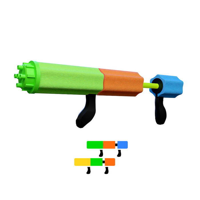 Marbueno Pistola de Agua Foam Succion Color Verde y Naranja 23x5 cm Jardin, Piscina y Playa MARBUENO SUMMER 10123VENA Marbueno Pistola de Agua Foam Succion Color Verde y Naranja 23x5 cm Jardin, Piscina y Playa MARBUENO SUMMER 10123VENA