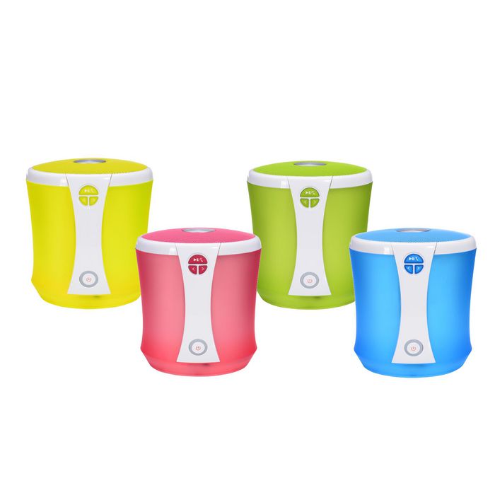 Terratec Altavoz Bluetooth CONCERT BT NEO Portátil 2x 3W RMS con Micrófono, AUX-in, Micro-SD, Batería 2200mAh Amarillo