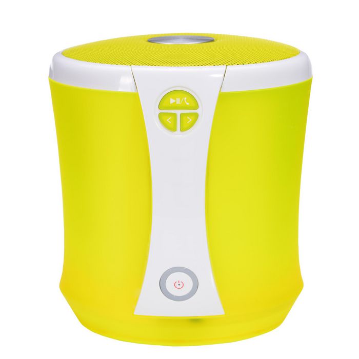 Terratec Altavoz Bluetooth CONCERT BT NEO Portátil 2x 3W RMS con Micrófono, AUX-in, Micro-SD, Batería 2200mAh Amarillo