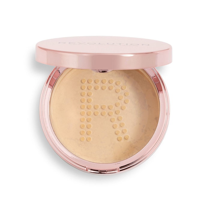 Makeup Revolution Conceal & Fix Polvo fijador suelto Amarillo medio 13 g Makeup Revolution Conceal & Fix Polvo fijador suelto Amarillo medio 13 g