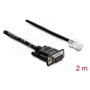DeLOCK 64296 Cable adaptador seriell RS-232/422/485 DB-9 a RJ-45, 2 m