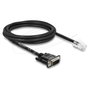 DeLOCK 64296 Cable adaptador seriell RS-232/422/485 DB-9 a RJ-45, 2 m