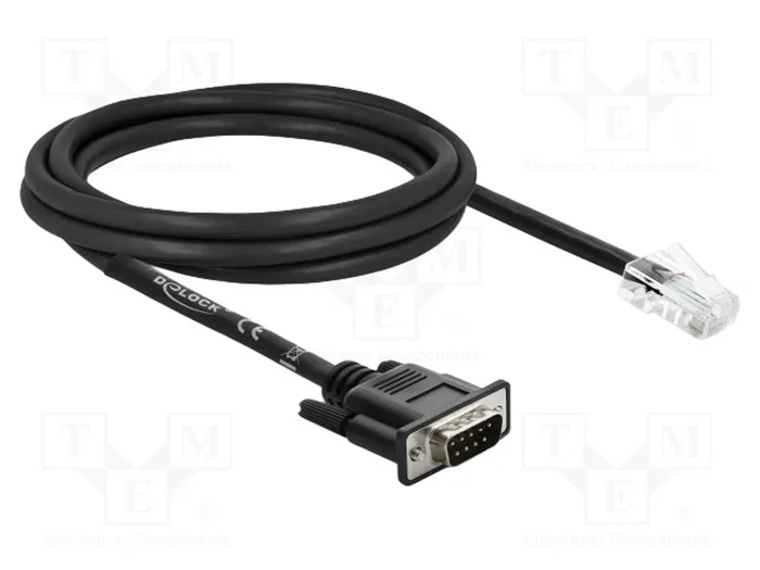 DeLOCK 64296 Cable adaptador seriell RS-232/422/485 DB-9 a RJ-45, 2 m DeLOCK 64296 Cable adaptador seriell RS-232/422/485 DB-9 a RJ-45, 2 m