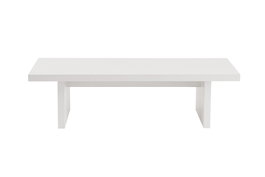 Nordure Juego de Mesas de Café Wood White, 2 Piezas, Blanco Madera, Mesa Auxiliar Moderna para Salón