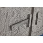 DKD Home Decor Mueble TV Madera Tallada Gris 200x40x61