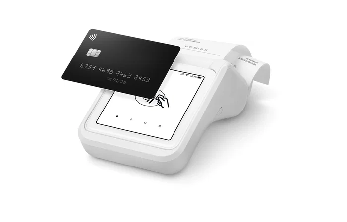 SumUp Solo Terminal Punto Venta Datafono Wi-Fi 4G Batería Pago Contactless Chip & PIN Apple Pay Google Pay Blanco