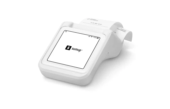 SumUp Solo Terminal Punto Venta Datafono Wi-Fi 4G Batería Pago Contactless Chip & PIN Apple Pay Google Pay Blanco