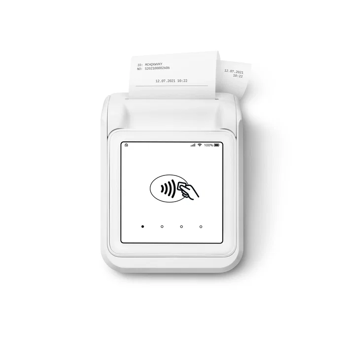 SumUp Solo Terminal Punto Venta Datafono Wi-Fi 4G Batería Pago Contactless Chip & PIN Apple Pay Google Pay Blanco