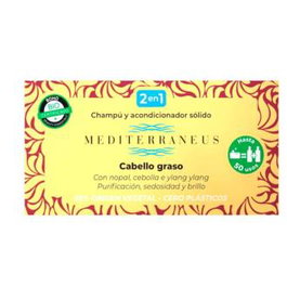 Mediterraneus Champu-Acondicionador Solido Cabello Graso 55 Gr