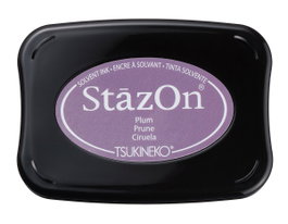 Tsukineko Almohadilla de Tinta STAZON Rojo Ciruela