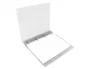 Liderpapel Carpeta de 4 anillas 25 mm Transparente DIN A4