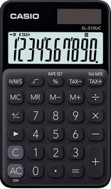 Calculadora De Bolsillo Casio 10 Digitos Sl-310 Uc Negro