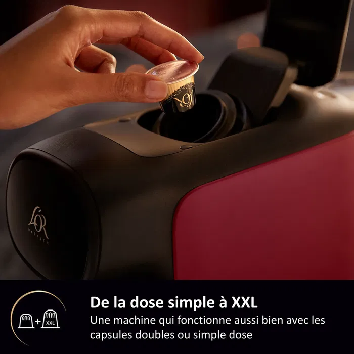 Philips Cafetera de Cápsulas LM9012/50 Sublime Gold Rojo