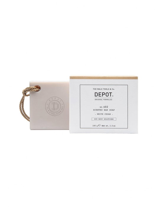 Depot 600 Body Solutions No. 602 Barra de jabón perfumada con cedro blanco Depot 600 Body Solutions No. 602 Barra de jabón perfumada con cedro blanco