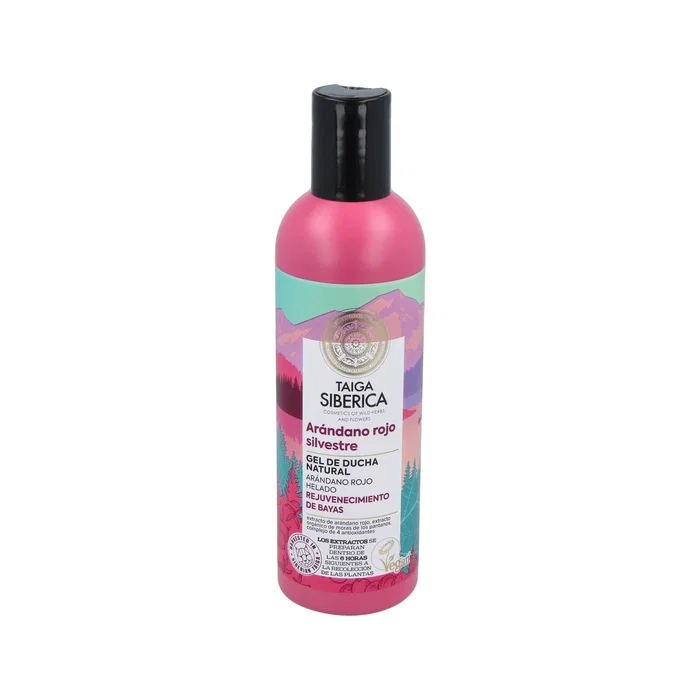 Natura Siberica Taiga Gel de Ducha Rejuvenecimiento Bayas, con Arándano Rojo y Vitaminas, Vegano, 270 ml Natura Siberica Taiga Gel de Ducha Rejuvenecimiento Bayas, con Arándano Rojo y Vitaminas, Vegano, 270 ml