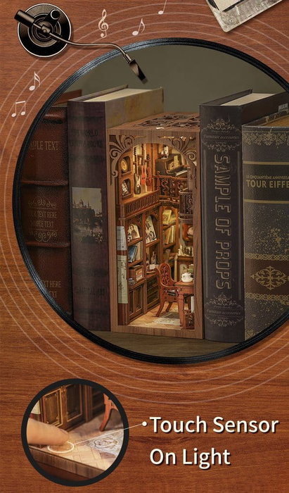 Maqueta Book Nook The Secret Rhythm 23 x 11 cm