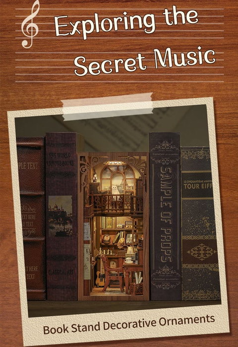 Maqueta Book Nook The Secret Rhythm 23 x 11 cm