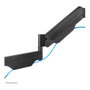 Neomounts WL70-550BL14 Soporte de pared con resorte de gas para TV/Monitor 32-55 pulgadas