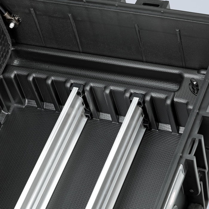 Knipex 00 21 36 LE Maleta de Herramientas Robust34 Vacía, Polipropileno, Resistente a Polvo, Golpes y Agua, Negro