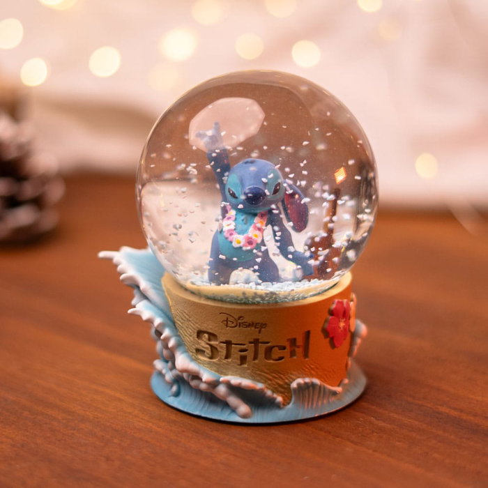 ERIK Bola de Nieve Stitch Disney 11x9x8cm Resina ERIK Bola de Nieve Stitch Disney 11x9x8cm Resina