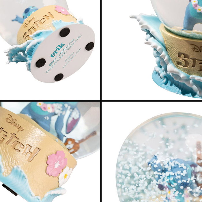 ERIK Bola de Nieve Stitch Disney 11x9x8cm Resina ERIK Bola de Nieve Stitch Disney 11x9x8cm Resina