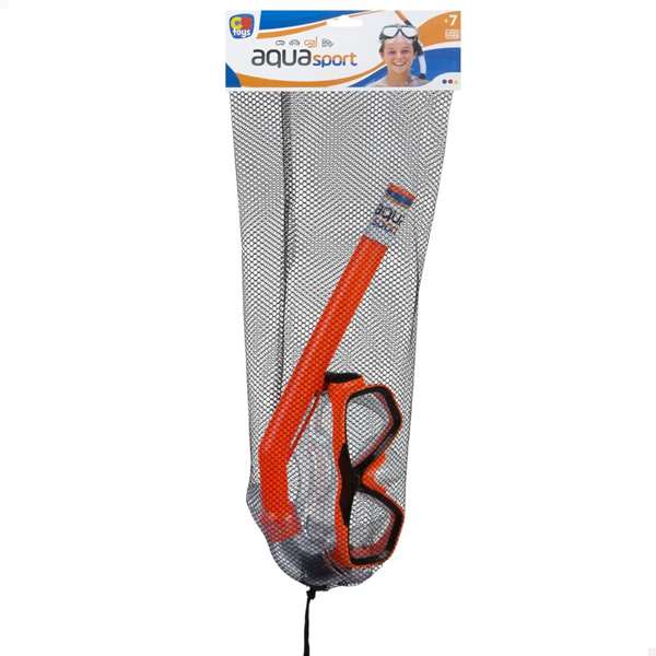 Color Baby Máscara de Buceo con Tubo de Respiración Junior (+7 Años) en Bolsa - Modelos Surtidos