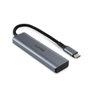 Lindy Hub USB 3.2 Gen 2 de 4 puertos Type-C Gris